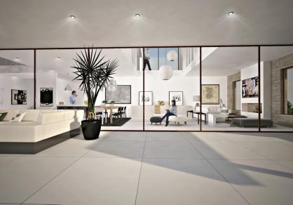 nouvelle villa en construction à vendre, La Mairena, Marbella vues mer, grande parcelle 28