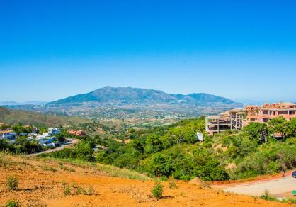 nouvelle villa en construction à vendre, La Mairena, Marbella vues mer, grande parcelle 32