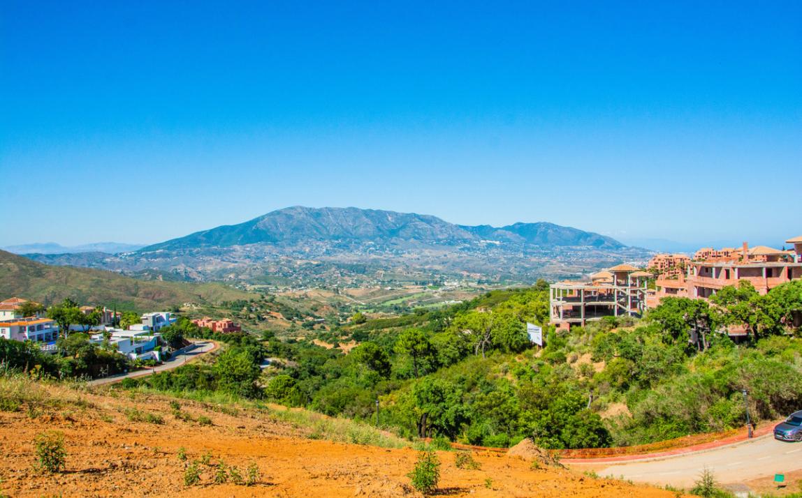 nouvelle villa en construction à vendre, La Mairena, Marbella vues mer, grande parcelle 17