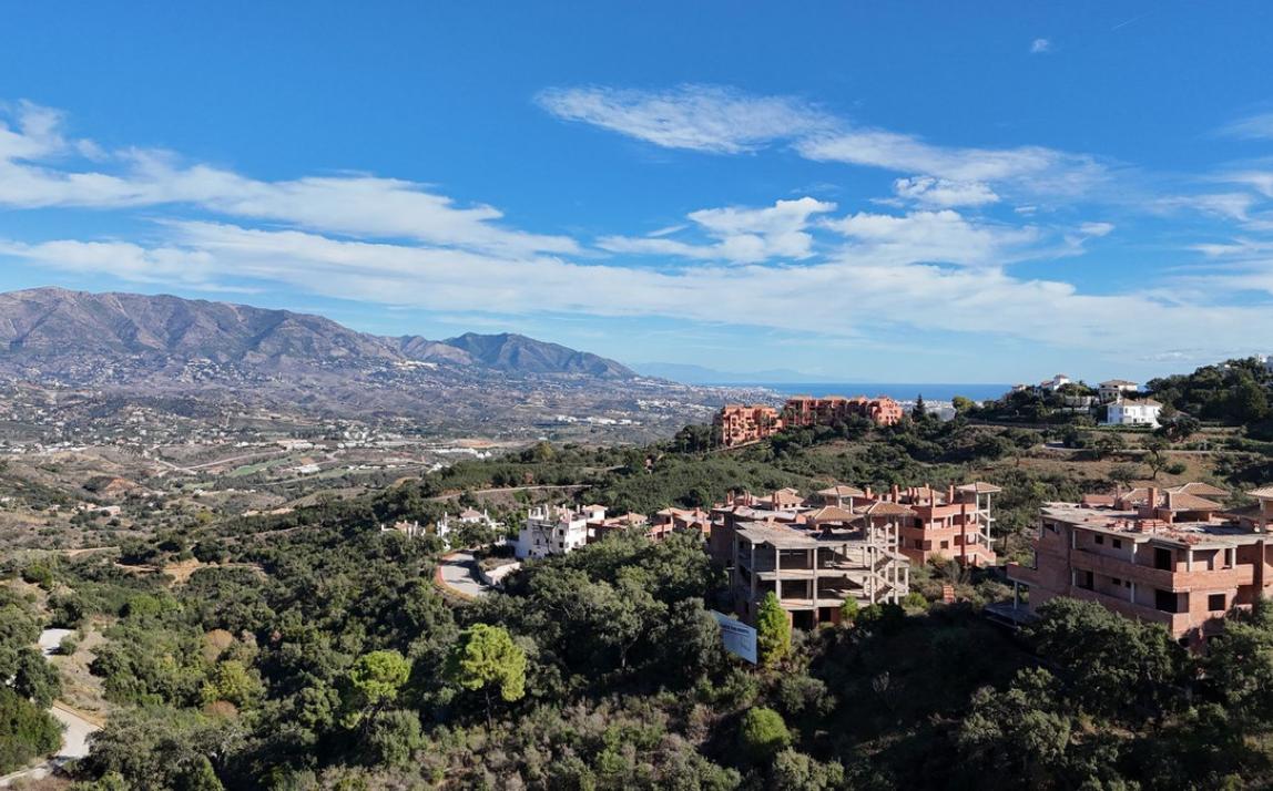 nouvelle villa en construction à vendre, La Mairena, Marbella vues mer, grande parcelle 3