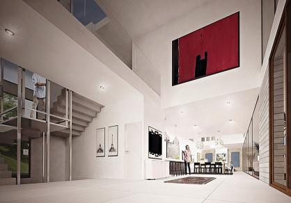 nouvelle villa en construction à vendre, La Mairena, Marbella vues mer, grande parcelle 28