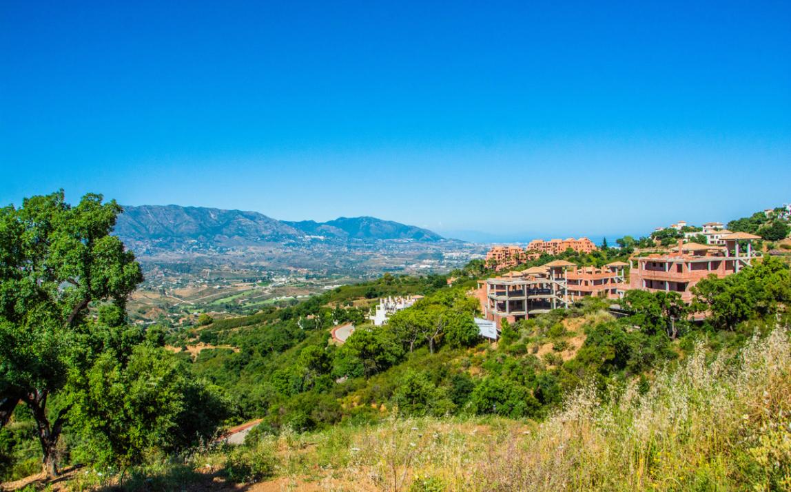 nouvelle villa en construction à vendre, La Mairena, Marbella vues mer, grande parcelle 14