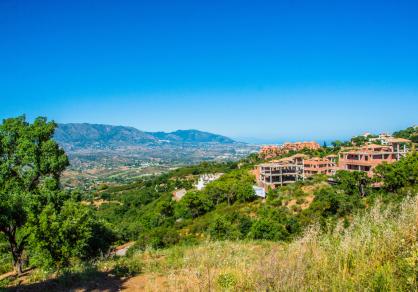 nouvelle villa en construction à vendre, La Mairena, Marbella vues mer, grande parcelle 30